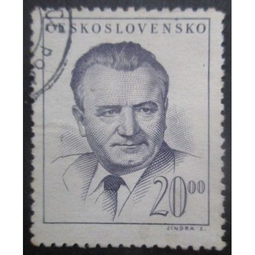 Tchecoslovaquie N°481 Président Gottwald Oblitéré