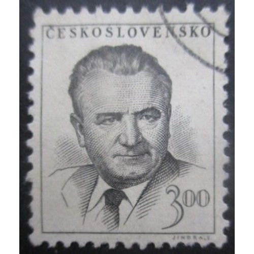Tchecoslovaquie N°715 Président Gottwald Oblitéré