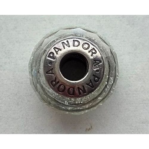 Charm En Verre Blanc Pandora