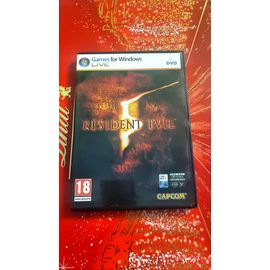 Resident Evil 5, Jeu Pc Dvd-Rom, Games For Windows Live, Pegi 18,Vendu Par Blaspo