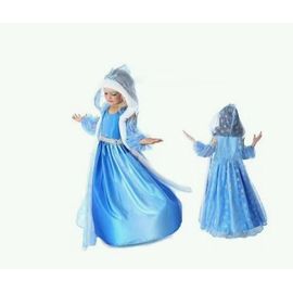 Déguisement enfant costume robe elsa La reine des neiges gilet