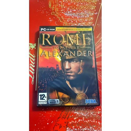 Rome: Total War Alexander, Extension Officielle Pc Cd-Rom, Jeu De Stratégie Sega, 12+,Vendu Par Blaspo