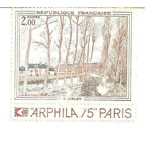 Timbre 48eme Congrès Ffap Paris Cours Du Loin Par Asisley 1974