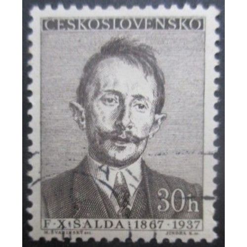 Tchecoslovaquie N°887 F. X. Salda Oblitéré