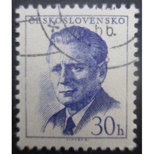 Tchecoslovaquie N°992 Président Novotny Oblitéré