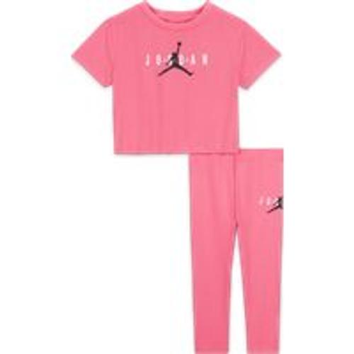 Ensemble Avec Legging Durable Jordan Pour Bébé (12 - 24 Mois) - Rose