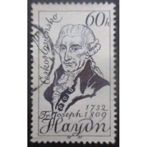 Tchecoslovaquie N°1044 Joseph Haydn Oblitéré