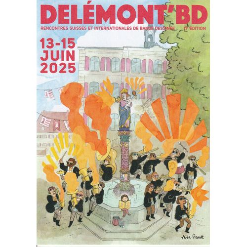 Carte Postale Picault Aude Festival Bd Delémont 2025 (Idéal Standard Moi, Je
