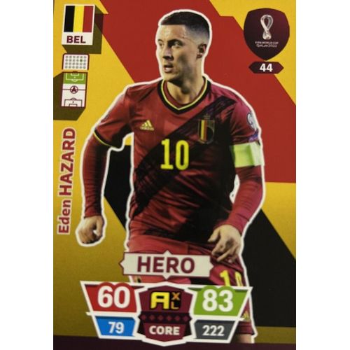 Carte Adrenalyn Foot Qatar 2022 Eden Hazard 44