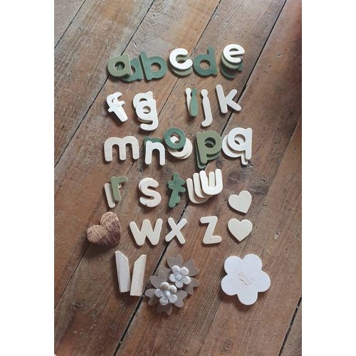 Lot De Lettres En Bois