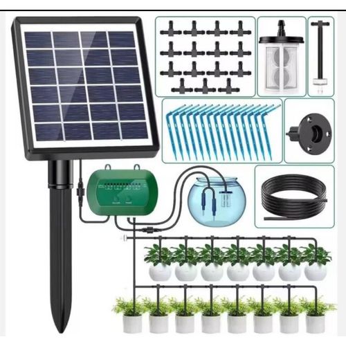 Kit Irrigation Solaire Automatique – Goutte à Goutte Éco pour Potager & Jardin 🌞💧