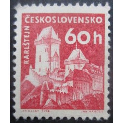 Tchecoslovaquie N°1073 Chateau Neuf **