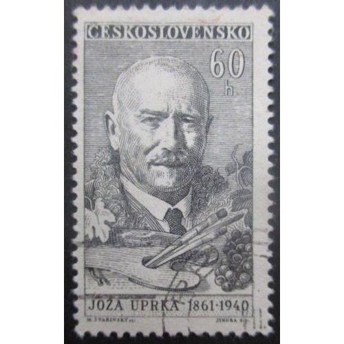 Tchecoslovaquie N°1140 Josa Uprka Oblitéré