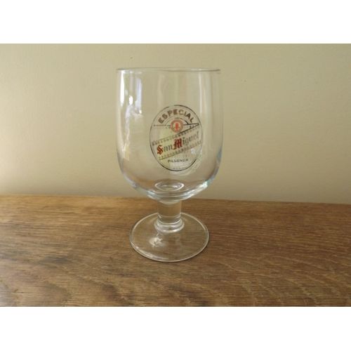 Rare Verre À Pied San Miguel
