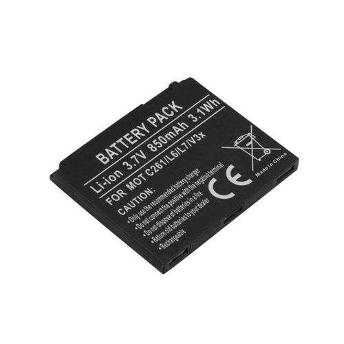 Batterie de Remplacement pour Motorola C261 / L6 / L7 / V3x Li-ion 850mAh Noir