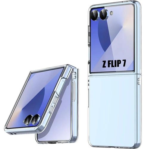 Coque Pour Samsung Galaxy Z Flip 7, Protection Antichoc Anti-Rayures Rigide Transparente - Efconnection