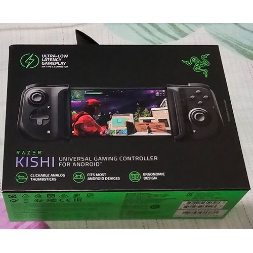 Razer Kishi Pour Android - Contrôleur De Jeu Pour Smartphone (Connexion Usb-C, Design Ergonomique, Ajustement Individuel Pour Téléphones Mobiles, Clé Analogique, Latence Ultra Faible) Noir
