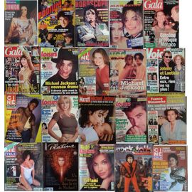 Gros Lot 20 Magazines En Français Avec Michael Jackson Sur La Couverture (Ou Cité Dessus Pour Quelques Unes) Plus Articles À L'Interieur