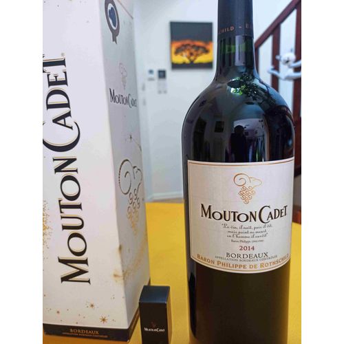 Magnum Mouton Cadet 2014 Baron Philippe De Rothschild Bordeaux - Vin Rouge De Bordeaux