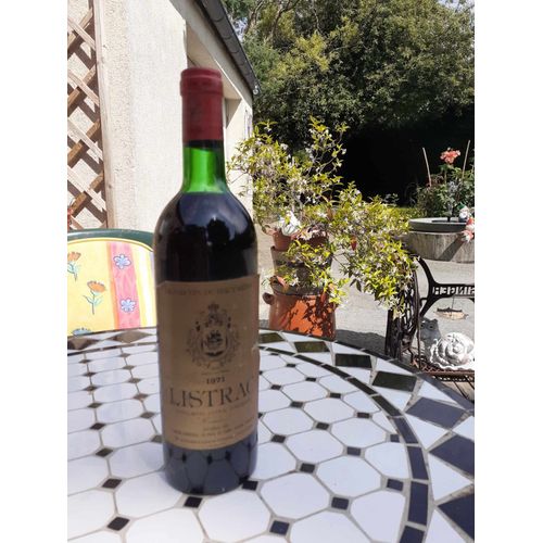 Vin Listrac 1971 Pour Collection