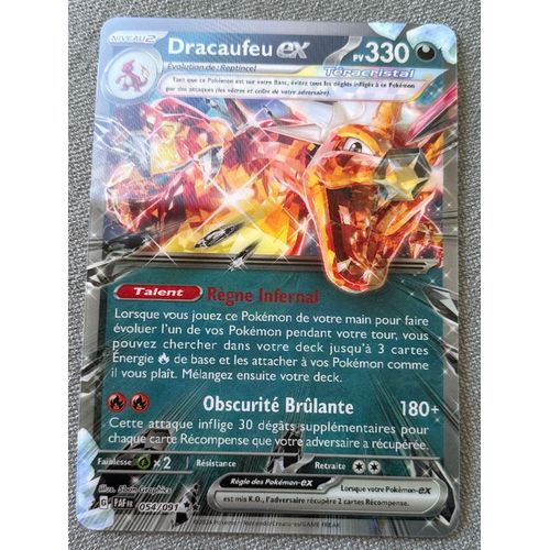 Carte Jumbo De Dracaufeu Ex 
