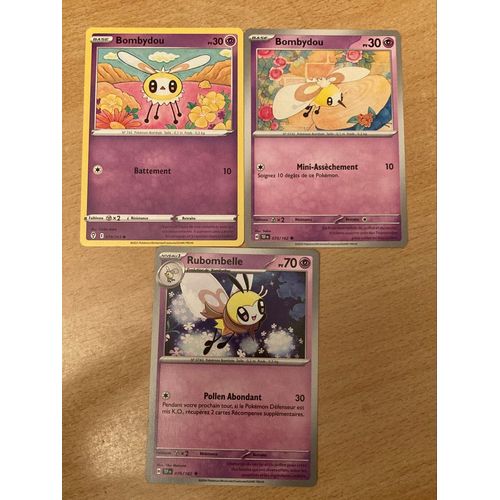 (1787) 2x Bombydou + Rubombelle (Pokémon)