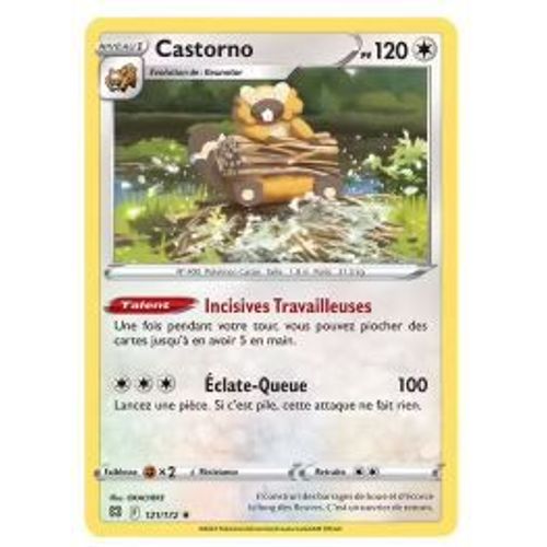 Pokemon Castorno 121 / 172 Rare Stars Etincelantes