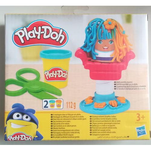 Play Doh - Les minis classics - Le mini coiffeur - 3 accessoires et 2 pots de pate à modeler - Hasbro