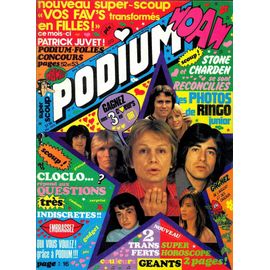 Podium 27 1974 Cloclo/Delagrange/Chamfort/Juvet/Sheila/Stone Charden/Mike Brant/Serge Lama/Groscolas/Hardylenorman/Billon/Christophe/Sardou