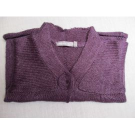 Gilet Violet, 6 Mois