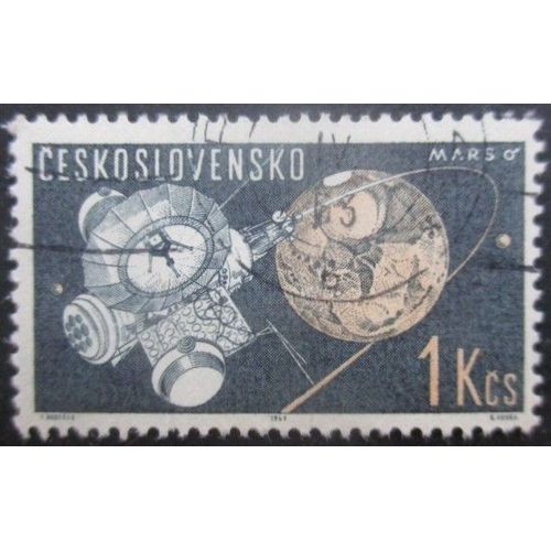 Tchecoslovaquie N°1271 Mars 1 Oblitéré