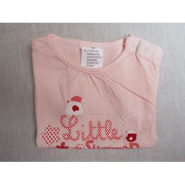 T-Shirt Rose "Little Summer Bear'S", 6 Mois