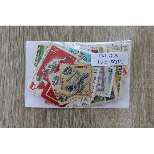 Cuba 100 Timbres Différents
