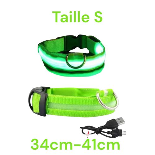 Collier Lumineux Pour Chien Rechargeable