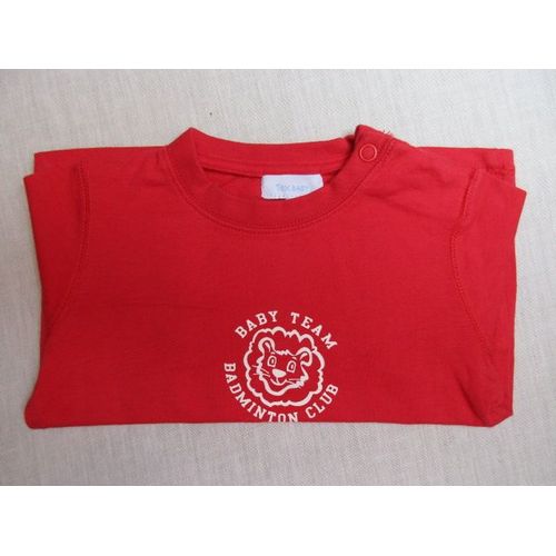 T-Shirt Rouge, 6 Mois