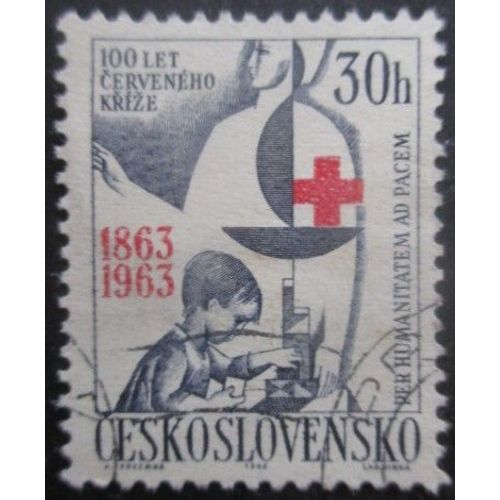 Tchecoslovaquie N°1283 Croix Rouge Oblitéré