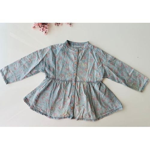 Blouse/Chemisier Jean Vertbaudet Fille 3 Ans