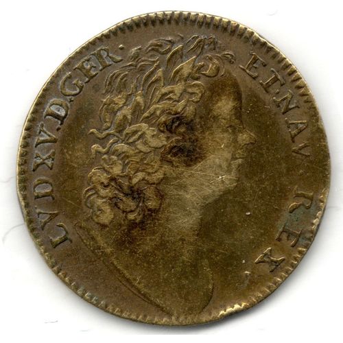 Jeton Louis Xv - 1726-1741 - Apollon Avec Un Dragon