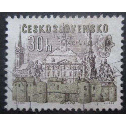 Tchecoslovaquie N°1378 Policka Oblitéré
