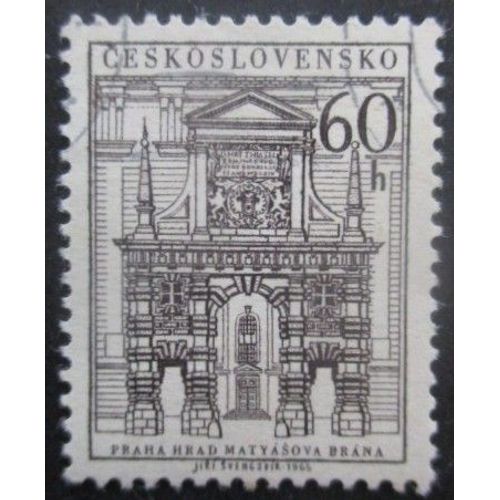 Tchecoslovaquie N°1420 Tour Mathias Oblitéré