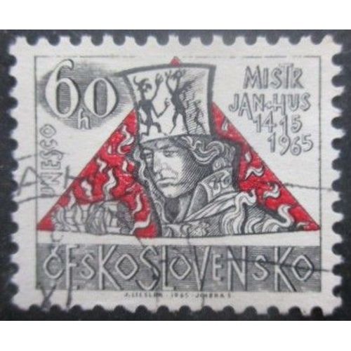 Tchecoslovaquie N°1422 Jan Hus Oblitéré
