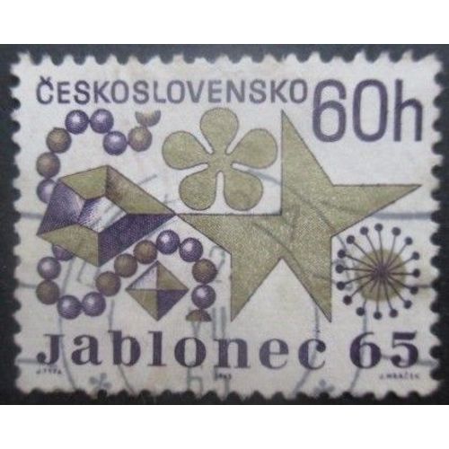 Tchecoslovaquie N°1424 Expo De Bijouterie Oblitéré