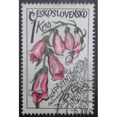 Tchecoslovaquie N°1451 Fleur Oblitéré
