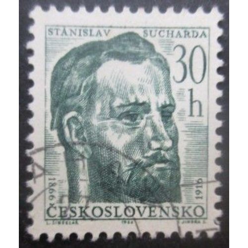 Tchecoslovaquie N°1463 Stanislav Sucharda Oblitéré