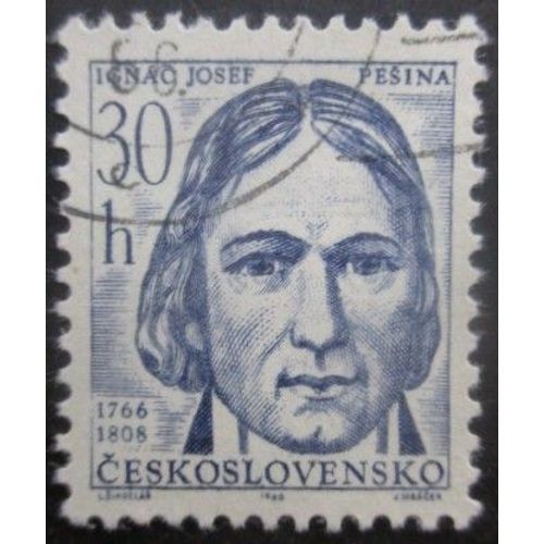 Tchecoslovaquie N°1464 Ignac Josef Pesina Oblitéré