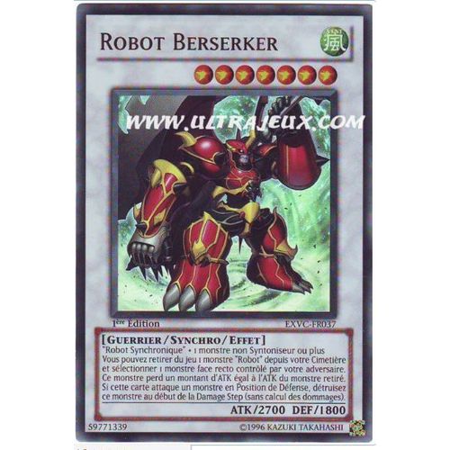 Yu Gi Oh Exvc Fr037 Robot Berserker Ultra Rare