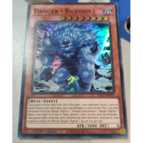 Yu Gi Oh Ra03 Fr019 Danger Bigfoot Super Rare Version "B"