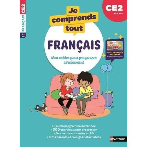 Français Ce2 - Mon Cahier Pour Progresser Sereinement
