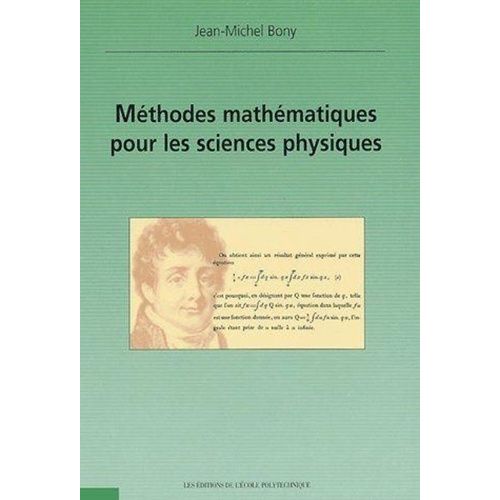 Methodes Mathematiques Pour Les Sciences Physiques