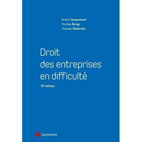Droit Des Entreprises En Difficulté